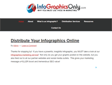 Tablet Screenshot of infographicsonly.com